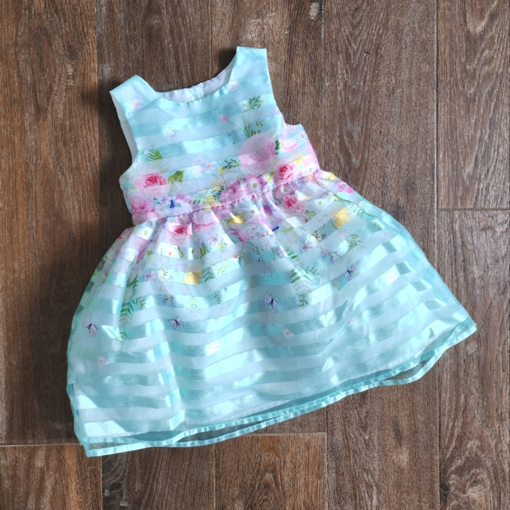 PERFECT FLORAL SPRING DRESS FOR A SWEET LITTLE GIRL.